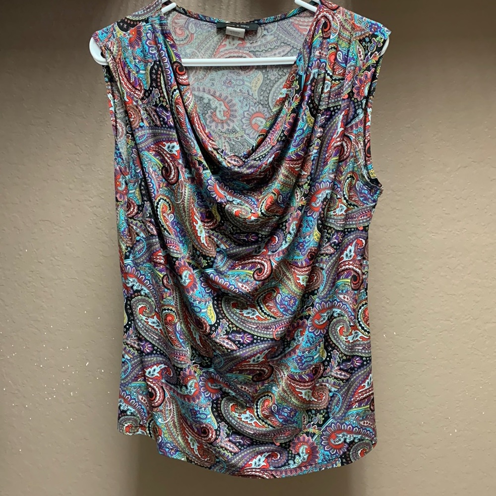 Jennie and Marlis Draped neck blouse